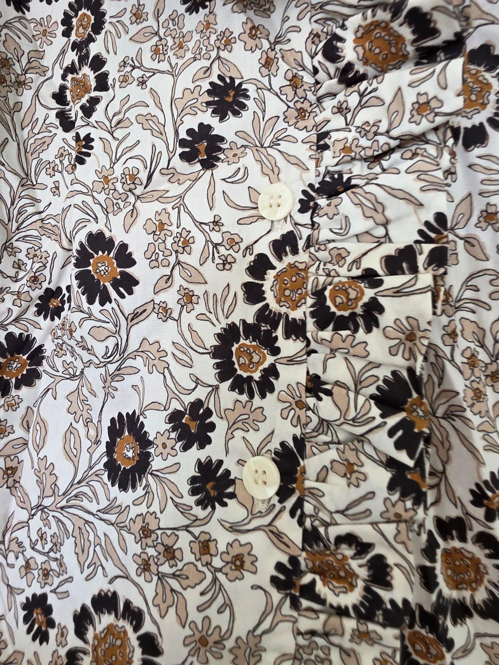 Beige/Brown New Blouse | Zara | Size S – photo 4